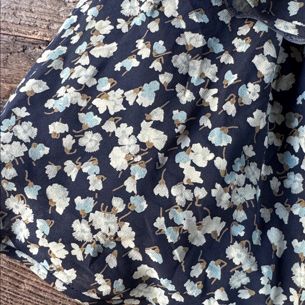 Valentino Boutique vintage 90’s floral silk tiered ruffled mini skirt EVC size 4 - Picture 3 of 7